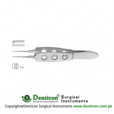 Bonn Corneal Forcep Very Delicate 1 x 2 Teeth Stainless Steel, 8.5 cm - 3 1/4" Tip Size 0.12 mm